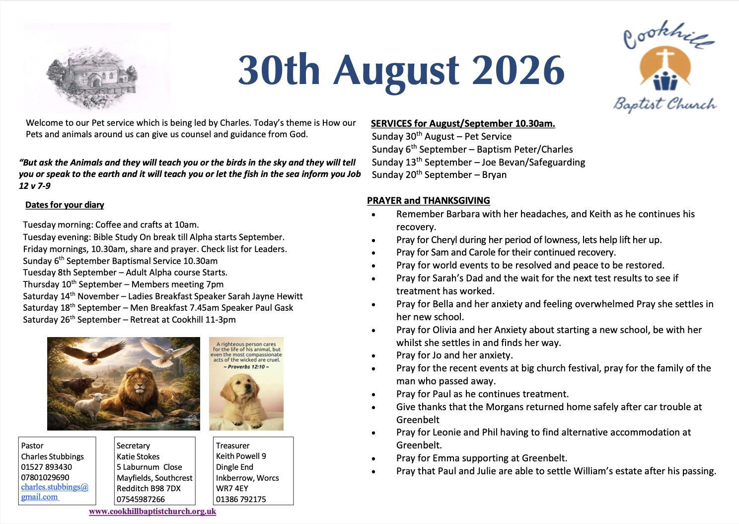 notices 30th august